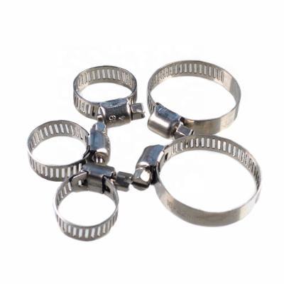 China Wide Range Of 6mm To 17.8mm American Stainless Steel Hose Clamp Hose For Auto Hose for sale