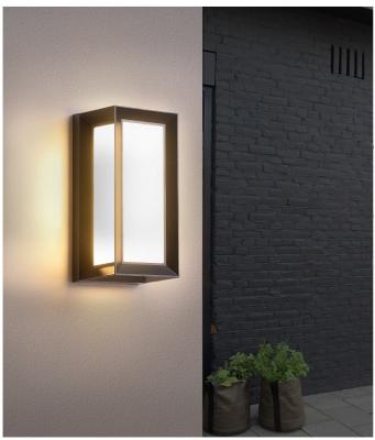 China 2022 simple warm color home decor hotel aluminum wall lamp 2022 square 4watt led wall lamp for sale