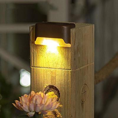 China Outdoor Solar Light Ip 65 Outdoor Solar Garden Decoration Fence Light For Garden Decoration Gate Gate Fence Wall Courtyard Cottage Solar Column Lighthouse for sale