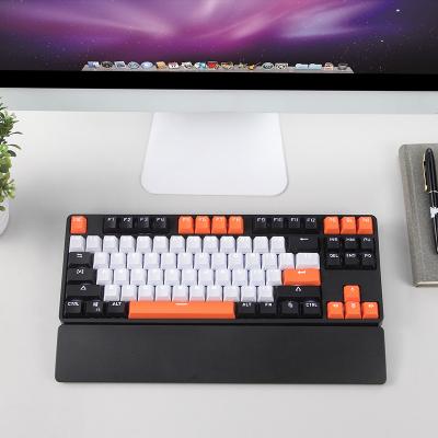 China New Aluminum Alloy+ABS Fashion Three Modes With Hand Rest Wired Wireless Mechanical Keyboard for sale