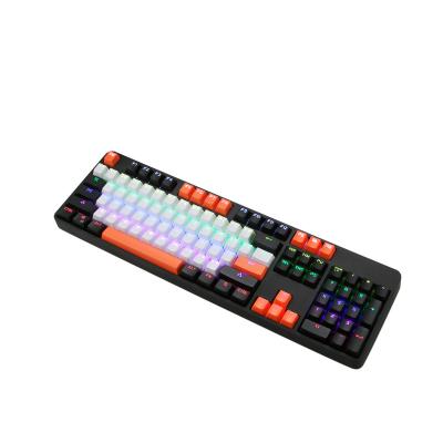 China Alloy+ABS factory direct sales customization switch aluminum blue mechanical keyboard RGB three-mode mechanical keyboard hotswap for sale