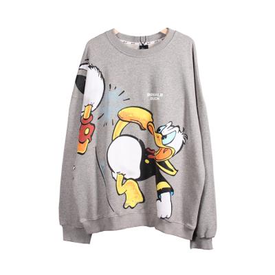 China New Viable CSI Crewneck Cotton Cartoon Printed Women Autumn Clothing Sweatshirt Woman Oversized Long Sleeve Casual Hoodie Sweater for sale