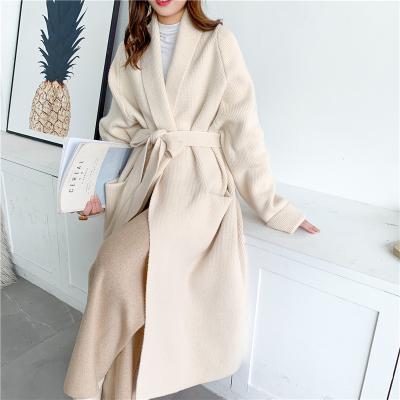 China Anti-wrinkle 2021 New Fashion Long Knit Cardigan Jacket Women Winter Long Dress Plus Size Thick Sweater Knit Jacket Sweater Coat Outwear for sale