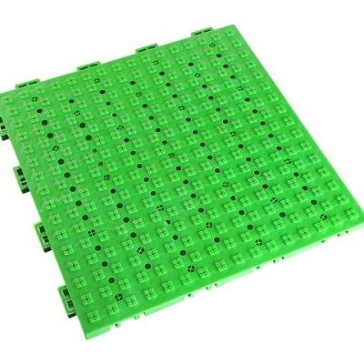 China Grüner 14mm Gummi-Schockpad für Kunstrasen / Sportfelder zu verkaufen