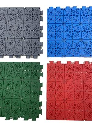 China Anti Slip Plastic Sport Court Tiles Interlocking Basketball Court Tiles for sale