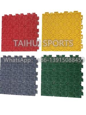 China Piso de goma 340*340*17m m Eco de la corte de los deportes de la superficie del baloncesto amistoso en venta