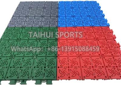 China Tiles para pisos de canchas de baloncesto al aire libre Protección de seguridad Tiles de bloqueo de PP en venta