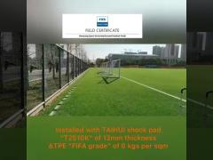 Custom Shock Pad Underlay For Artificial Grass World Rugby Certified