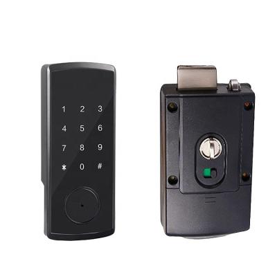 China Indoor high quality smart bluetooth APP touch screen number password electronic home room lock for sale