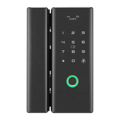 China Indoor Frameless Desktop Fingerprint Glass Smart Lock for sale