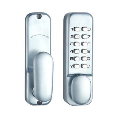 China Second generation outdoor rotary handle security code keyless mechanical digital door lock for sale