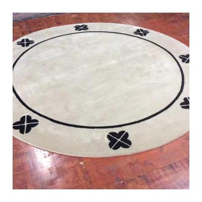 Chine Teppiche 3D de grande taille artisanale de style ancien Tapis dragon avec logo personnalisé en noir à vendre