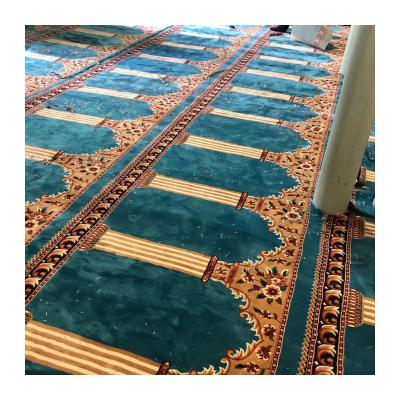 China 8mm Pile Height Non-Slip Mosque Carpet Roll in Design voor Pakistan Mosque Te koop