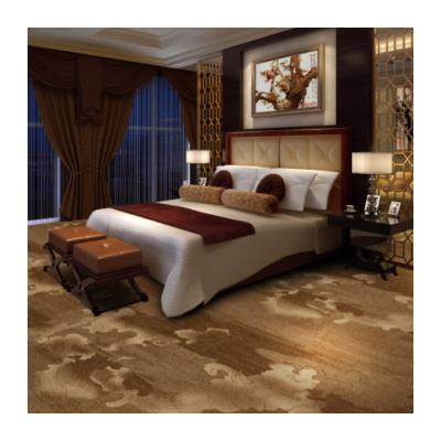 China Silk Area Rugs for 5 Star Axminster Fireproof Wool Nylon Hotel Carpet Rectangle Rooms for sale