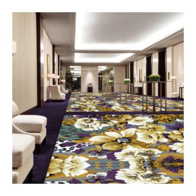 China 80% Wolle 20% Nylon CLASSIC Stil Druck Axminster Teppich für Hotel Broadloom Teppich zu verkaufen