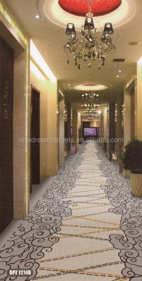 China Machine-made Hotel Corridor Carpet in Jacquard Style for Your Requirements for sale