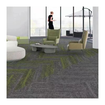 China 60x60 50x50 Luxury Removable Office Carpet Tiles in Plain and Jacquard Loop Pile Style for sale