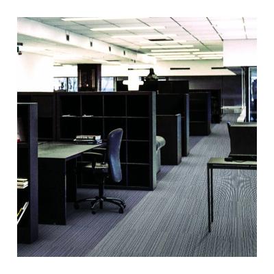 China Loop Pile 50x50 Basis Style Commercial Office Carpet Tile with Modular PVC Backing for sale