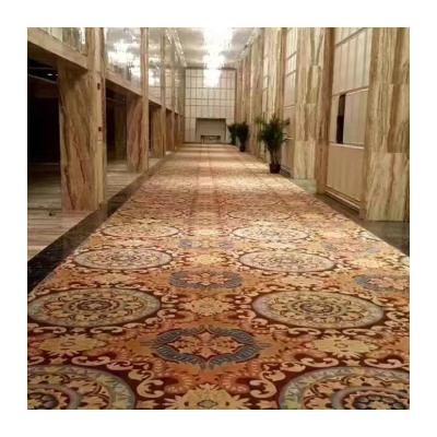 China Alfombra de tufos de Axminster para banquetes en el hogar pasillo de pasillo resistente a las manchas altura de la pila 7-12 mm en venta