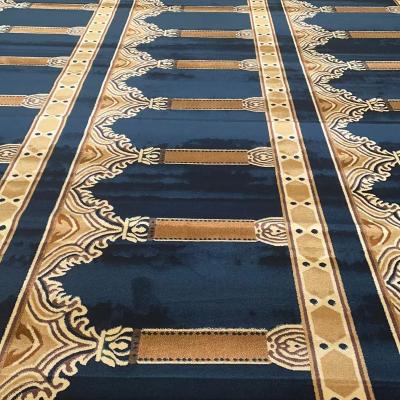 China Prayer Mosque Style Soft Carpet Rug Muslim Wall to Wall Prayer Carpet Roll for Home for sale