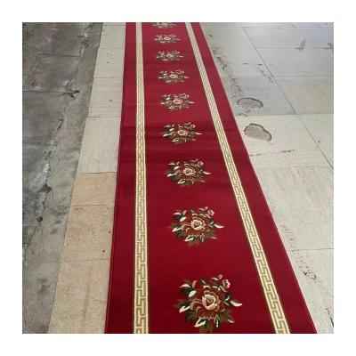 China Soft Carpet Yarn For Prayer Room Mosque Style Commercial Wall to Wall Carpet Roll for sale