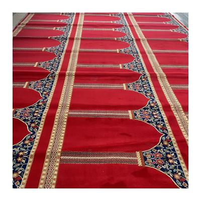 China Medium Pile Muslim Mosque Puzzle Prayer Carpet for Custom Masjid Prayer Area Design for sale