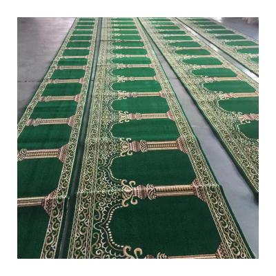 Cina 80% di lana e 20% di nylon Masjid Carpet di preghiera per il disegno della moschea musulmana su misura in vendita