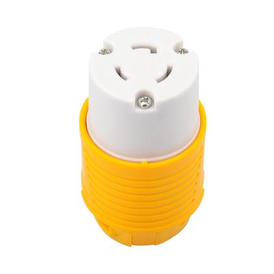 China NEMA L6-20R Specification Grade Turn Lock Connector 20-Amp 250 Volt Two Volt Two Pole 3 Pole Residential/General Purpose Wire for sale