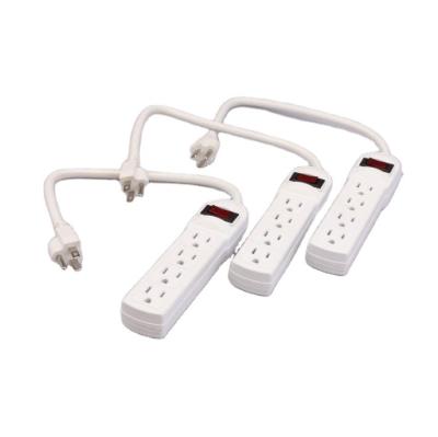 China Durable 4 Outlets Power Strip Mountable ETL Listed Electrical Outlet With RESET Breaker for sale