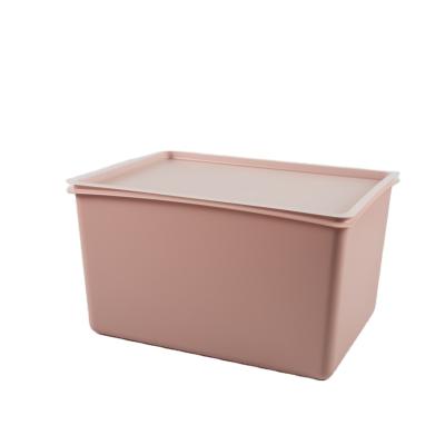 China Durable Stock Luxury Design Multi Purpose Viable For Household Hotel Collection Organizer Plastic Storage Basket for sale