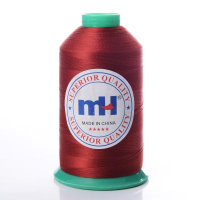 China High Tenacity Wholesale 150D/3 210D/2 High Tenacity Filament 100% Polyester Sewing Thread for sale