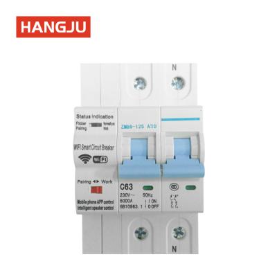 China Tuya WIFI Smart Wireless Automation 2P Air Circuit Breaker Switch Support Alexa and Google Home SDZM-2P for sale