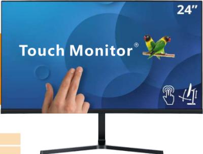 Cina 1080p IPS 24 pollici Multi Touch Screen Computer Monitor con doppia cerniera HDMI VGA in vendita