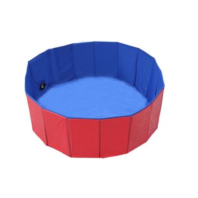 China Sustainable Durable Portable Folding Outdoor Dog Bath Pool Swimming Pool For Dog Pet Kids for sale