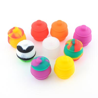 China Preservation 35ml Stick Storage Oil Jar Randomlyhot Multi Color Honey Pots Silicone Container Non Freshness Selling Silicone Products for sale