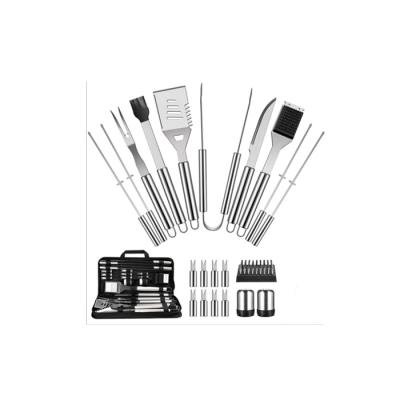 China 22PCS Easily Cleaned Outdoor Portable Barbecue Accessories With Oxford Cloth Case BBQ Grill Tool Kit for sale