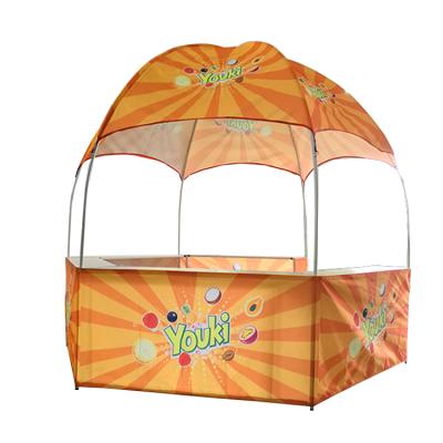 China FEAMONT trade show CUSTOM printed outdoor folding kiosk dome booth display tent for sale