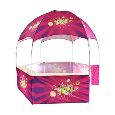 China FEAMONT Trade Show CUSTOM Round Dome Gazebo Products Kiosk Tent Prices for sale