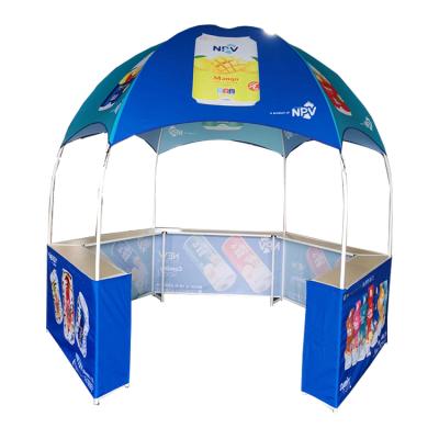 China CUSTOM FEAMONT trade show hexagon garden advertising display dome gazebo tent for promotion for sale