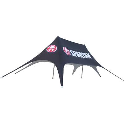 China outdoor exhibition & advertising outdoor aluminum pole spider pvc star shaped tent for sports event for sale