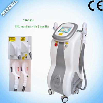 China YR-206+ IPL machine with 2 handles  hair removal for sale