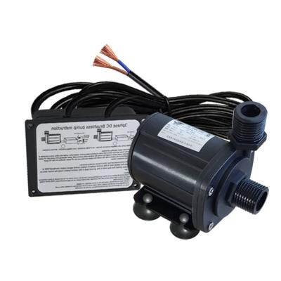 China Long Life 12V or 24V Brushless hot water booster pump driver pump dc submersible water pump for user Shower water pressurization for sale