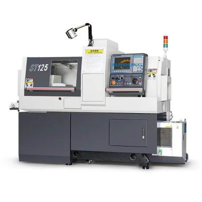 China Automatische Drehmaschine Cnc Schweizer Typ Sm125 Horizontale 2 Spindel 5 Achsen CE zu verkaufen