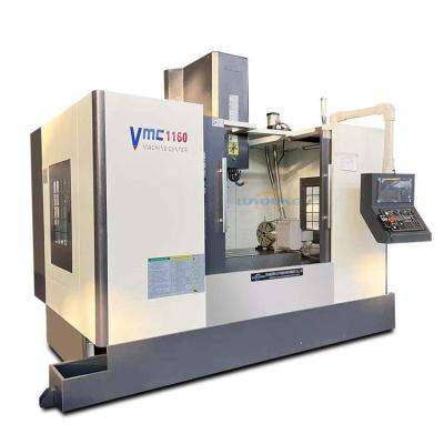 China BT40 BT50 Vmc 1160 Vertical CNC Machining Center Vertical Stroke 4th Axis for sale