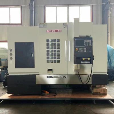 China Slant Bed Lathe TCK800 Big Size 1500mm Between Two Centers for sale