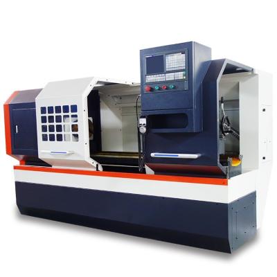 China Turning Flat Bed Cnc Lathe Machine Small Size CK6140 750mm 1000mm for sale