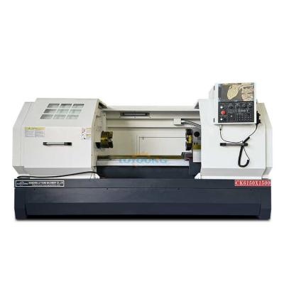 China CK6150 FLAT Type CNC Lathe Machine with 7.5KW Spindle Motor for sale