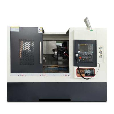 China 7.5KW TCK56 Heavy Duty Cnc Lathe Machine Slant Bed Lathe Metalworking Over Bed 650mm for sale