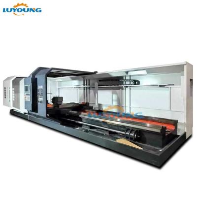 China Präzision CNC Drehmaschine 3000mm mit Kühlmittelsystem Ck61125 Drehmaschine zu verkaufen