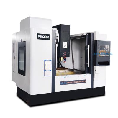 중국 4 축 CNC 프레싱 머신 시멘스 Fanuc 시스템 테이블 크기 800x400mm VMC650 판매용